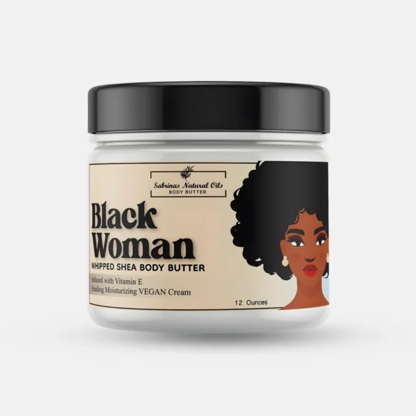 Black Woman Long-Lasting Hydrating Vitamin E Body Butter